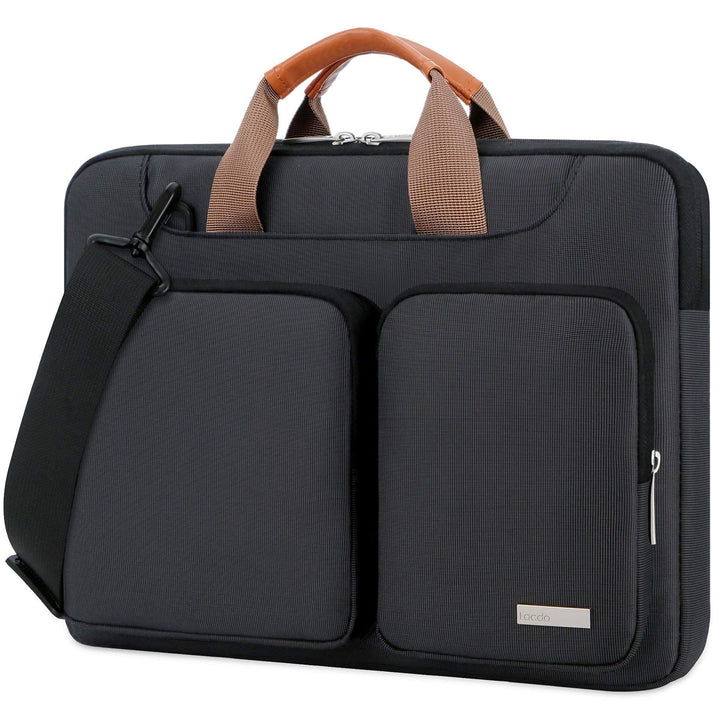 Lacdo wasserabweisende Laptop-Hülle Tasche 15 Zoll Neu MacBook Air Schwarz, 15 Zoll Neu MacBook Air