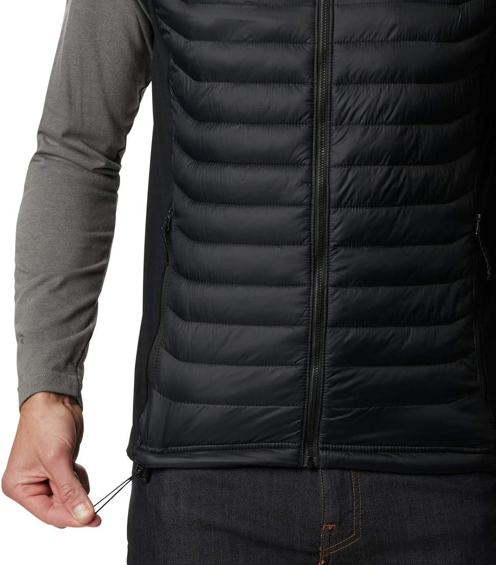 Columbia Herren Powder Pass Vest Steppweste (1er Pack) S Black 010, S Black 010