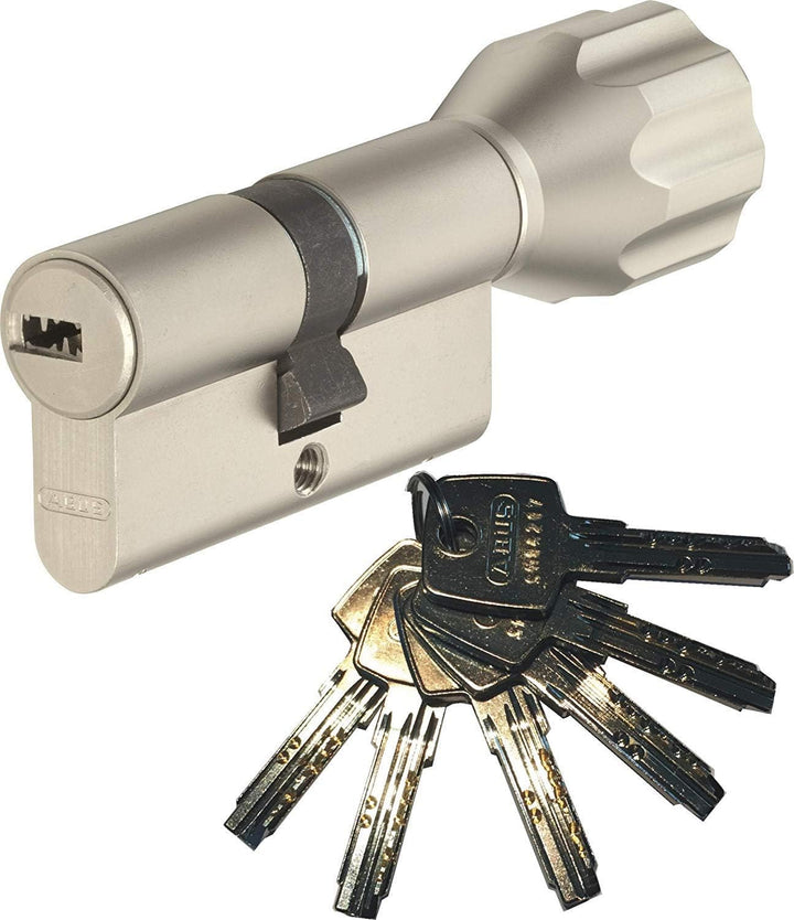 ABUS EC550 Profil-Knaufzylinder Länge Z55/K40mm 6 Schlüssel