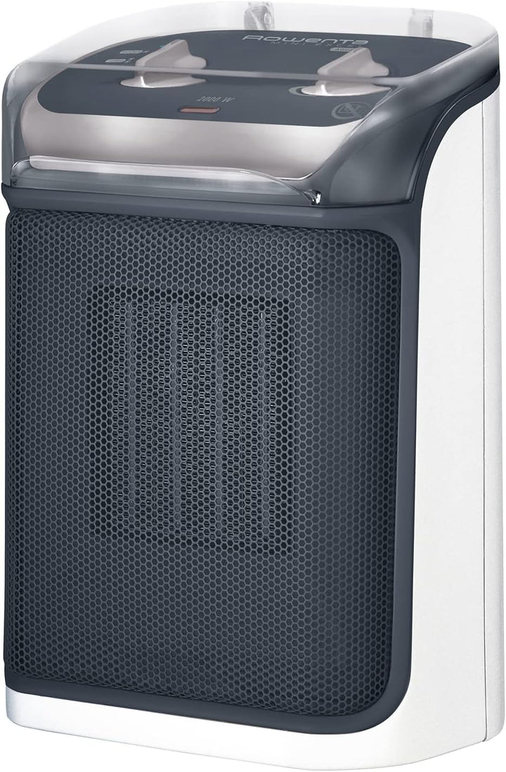 Rowenta SO9281 Mini Excel Aqua Keramik Heizlüfter | Grau/Weiss & CO3035 Konvektor- Heizlüfter Vectis