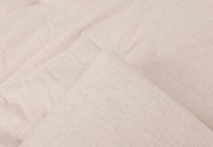 Jollein Krabbeldecke für Baby - Harvest Natural - 70% Baumwolle, 30% Leinen - Laufgittereinlage - 10