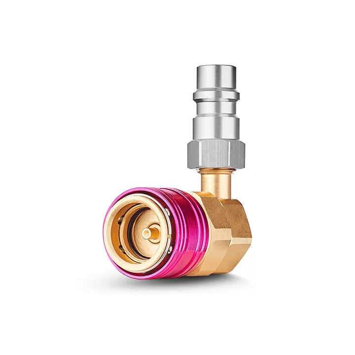 Adapter für Klimaanlagen mit Kältemittel R134a, ohne LP (Low Port) Anschluss, für Fahrzeuge bis Bauj