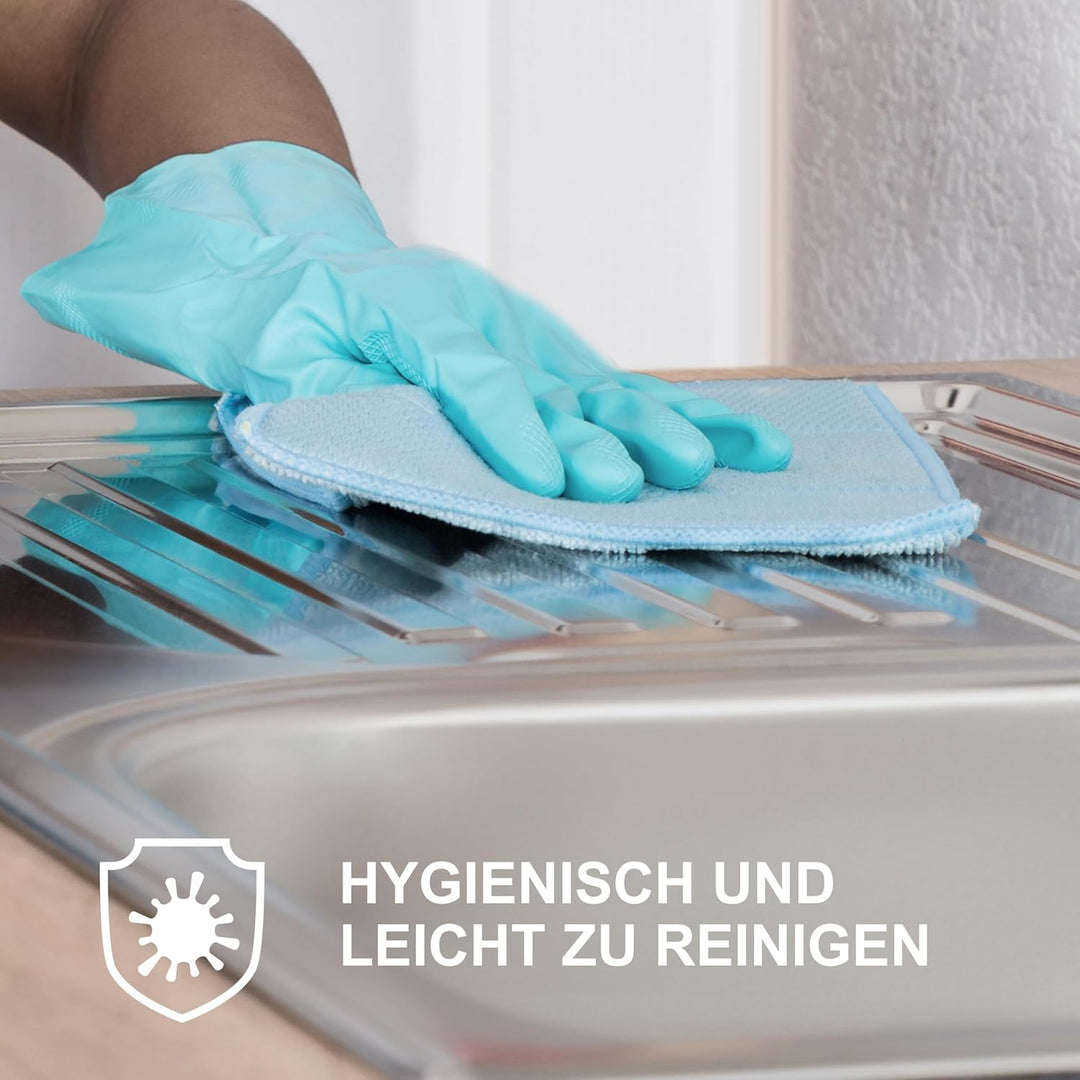 QUADRON Moderne Einbeckenspüle Spüle Edelstahl | Grösse 40 cm Farbe: Satin | HUGO Einzelbecken | Küc