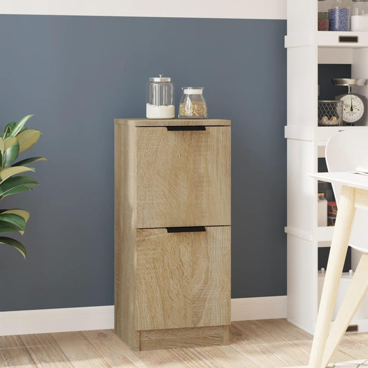 Makastle Sideboard Kommode Beistellschrank Lagerschrank Aufbewahrungsschrank mit 2 Türen, Standregal