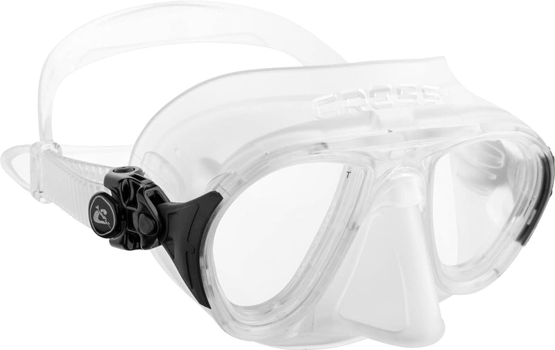 Cressi Calibro Tauchmaske Transparent/Schwarz, Transparent/Schwarz