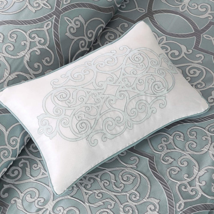 Madison Park LaVine Gemütliches Bettwäscheset in Einer Tasche, traditionelles Luxe-Jacquard-Design,