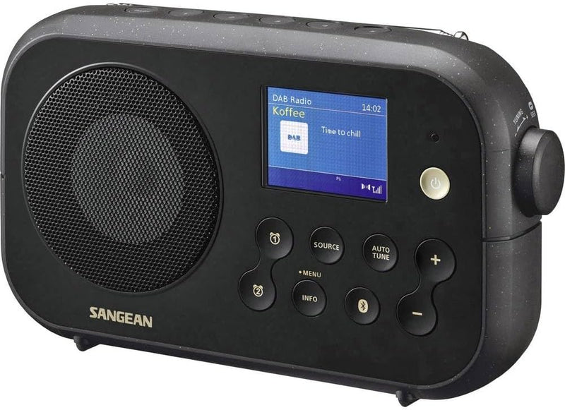 Sangean DPR-42BT tragbares DAB+ Digitalradio (FM-RDS-Tuner, Bluetooth, integrierter Lautsprecher, Ba