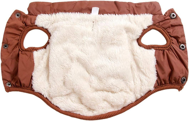 JoyDaog 2-lagige mit Fleece gefütterte Hundejacke, sehr warm für Winter und kaltes Wetter, extraweic