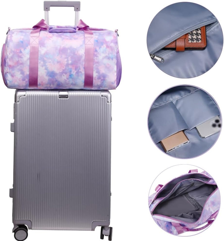 Sporttasche für Mädchen Reisetasche Daman Sporttasche Bunt Reisetasche Mädchen Kinder Kindertasche S