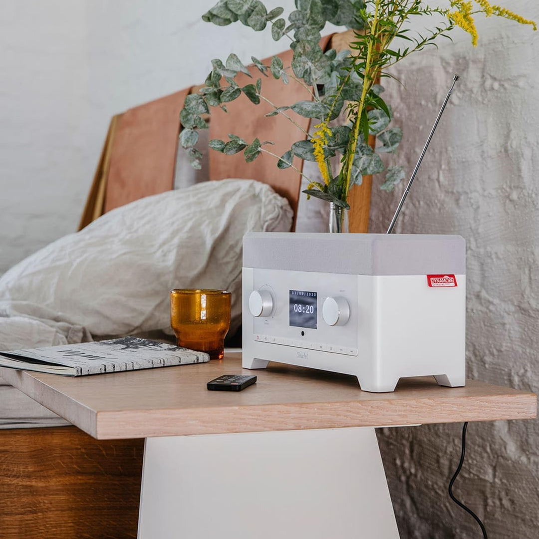 Teufel Radio 3SIXTY DAB+ Internet Radio Stereo Lautsprecher Musik 360-Grad-Sound Dank Dynamore Bluet