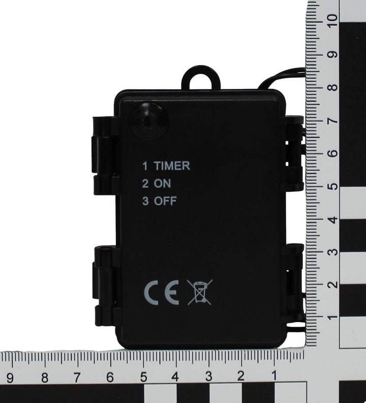 ZICOM Krippenzubehör Miniaturzubehör Batteriebox für 3X AA Batterien mit Stecker/Buchse ON/Off/Timer