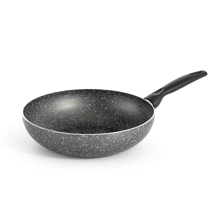RollitPop Wok-Antihaftpfanne Ø 28 cm aus Aluminium, Made in Italy, leicht zu reinigen, perfekte Anti
