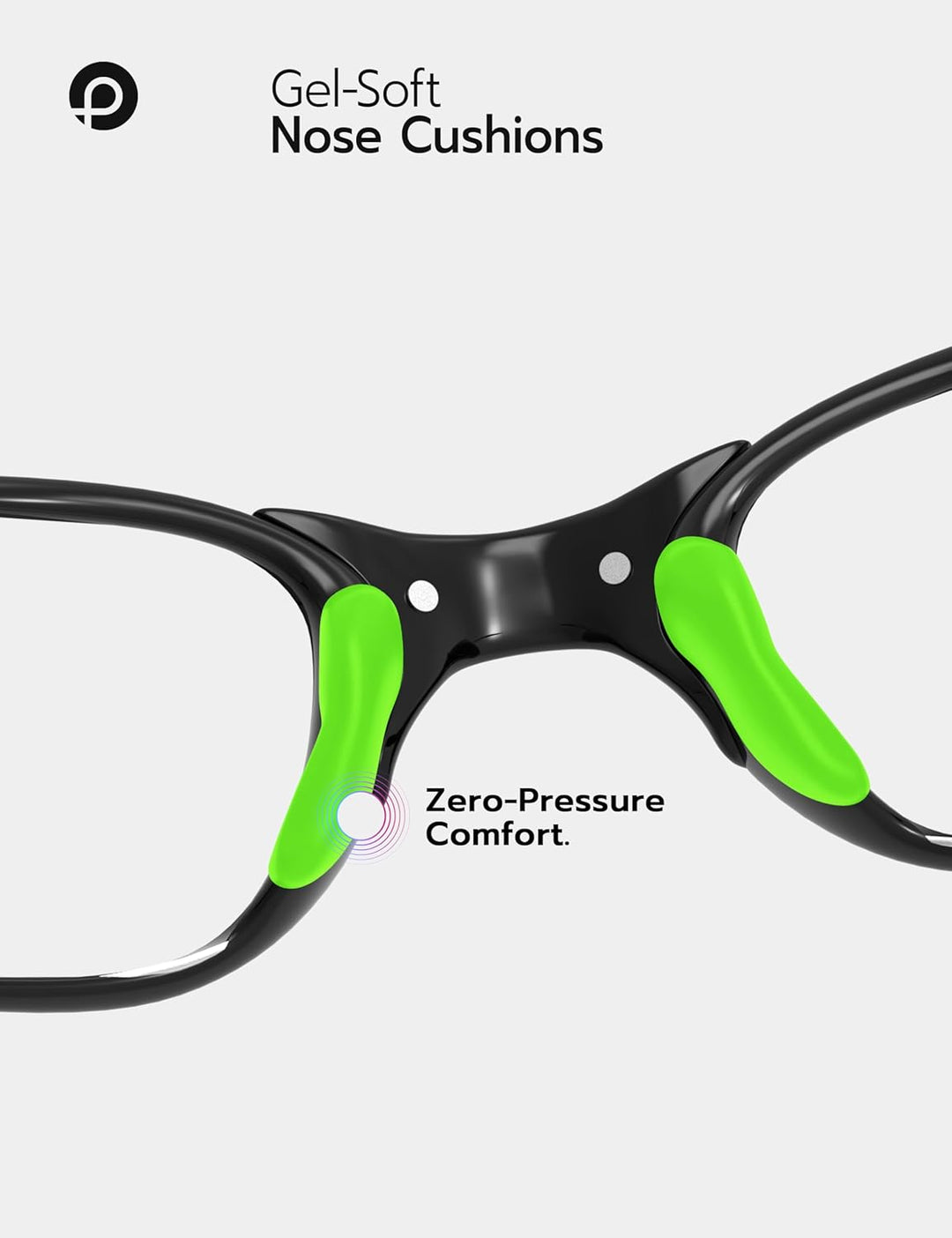 PapaViva Ersatzlinsen & Gummi-Kits für for Oakley Jawbone Vented Grün, Grün