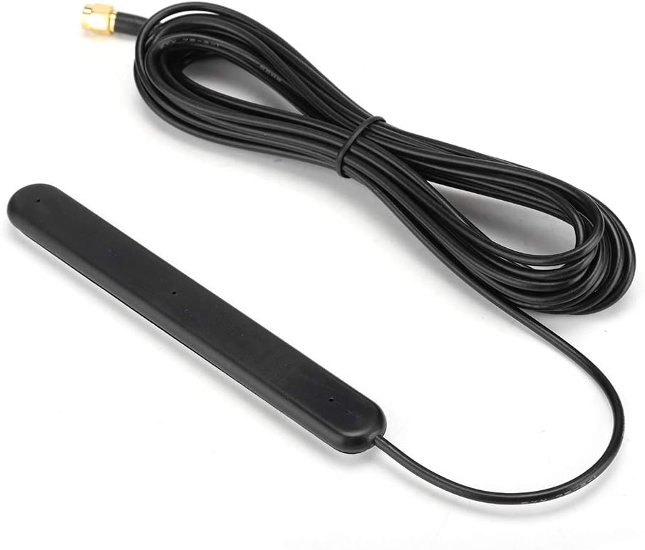 Greensen FM-Antenne, DAB-Antenne Digitale Radioantenne 5M SMA 20dB Signalempfang Klebemontage für FM