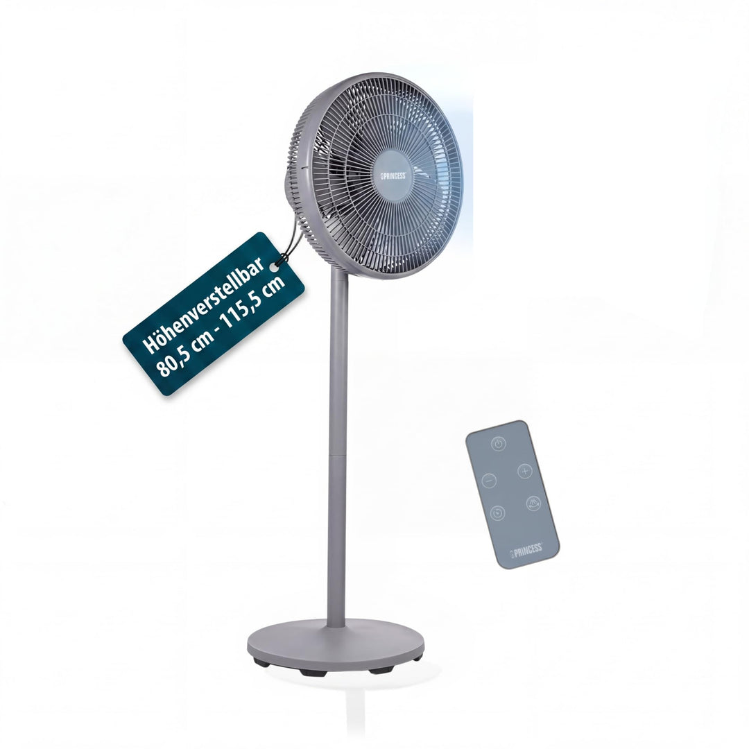 Princess Säulenventilator - Elegantes Design - 30 W - Leistungsstark, Leise, Energieeffizient - Durc