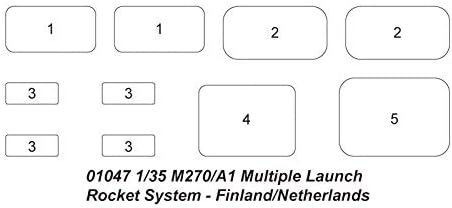 Trumpeter TR01047 1047 12785 M270 A1 Raketenwerfer