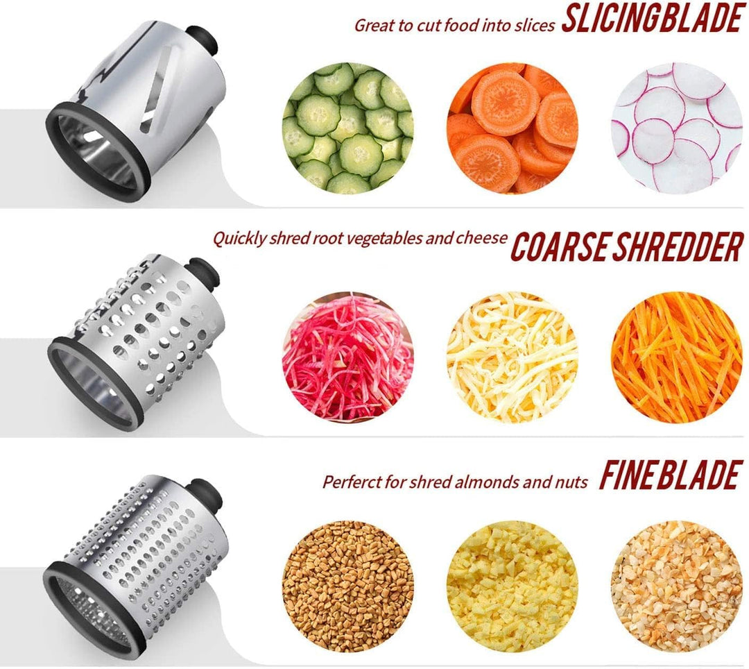 COFUN Gemüseschneider für Kitchenaid Zubehör, Edelstahl Gemüse Schneider für Kitchen Aid Zubehoer, E