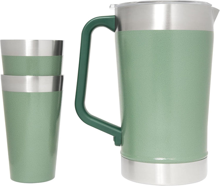 Stanley Stay-Chill Classic Pitcher Set 64OZ / 1.9L + 4 x 16OZ / .47L Schwarz, 64OZ / 1.9L + 4 x 16OZ