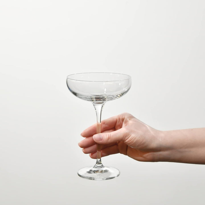 KROSNO Sektschalen Sektgläser Champagner-Gläser | Set von 6 | 240 ML | Harmony Kollektion | Perfekt