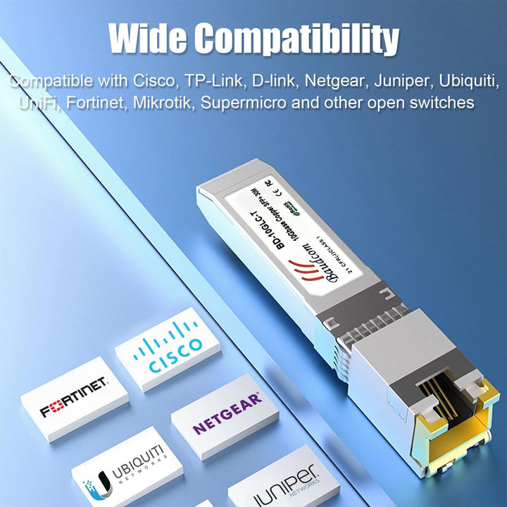 SFP-RJ45 10G Kupfer 30 Meter, 10GBase-T SFP+-Transceiver-Modul kompatibel mit Cisco SFP-10G-T-S, TP-