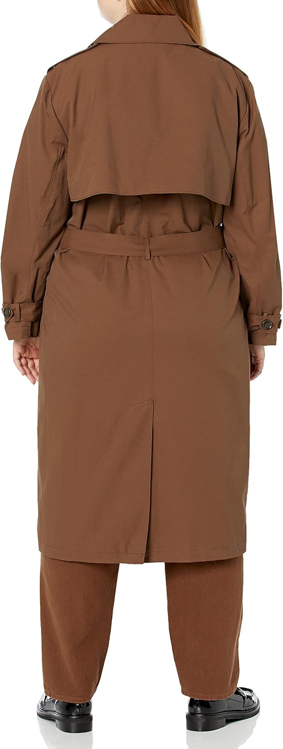 The Drop Noa Trenchcoat für Damen XL Kaffeebohnen, XL Kaffeebohnen