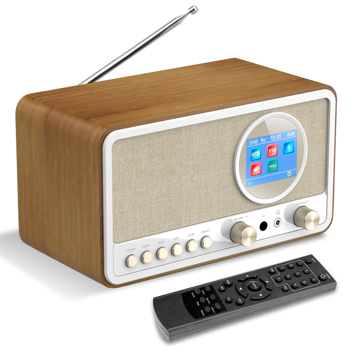 DAB+/FM Radio mit Bluetooth, Digital Radio Küchenradio DAB Plus Radio mit Fernbedienung Küchenradio