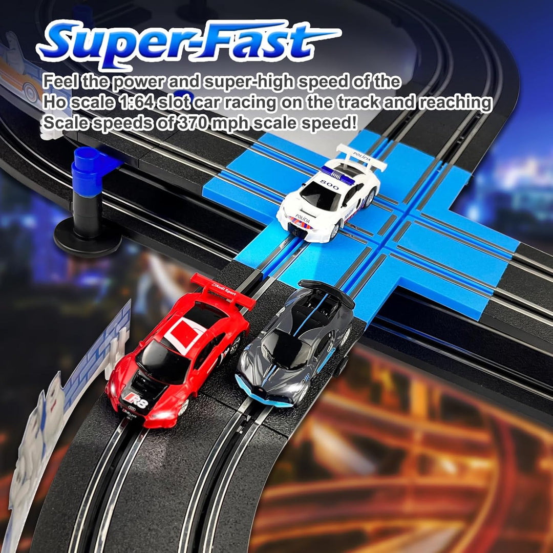 AGM MASETCH High Speed Series Slot Car Race Track Sets - Slot Cars, Rennstrecken &amp; Zubehör Elektrisc