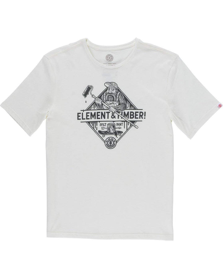 Element Rolling T-Shirt - Off White - S
