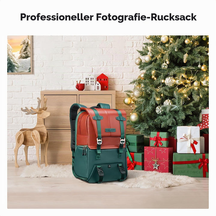 K&amp;F CONCEPT Kamerarucksäcke 20L, Grosse Camera Backpack 15,6 Zoll Laptopfach, Spritzwassergeschutzt