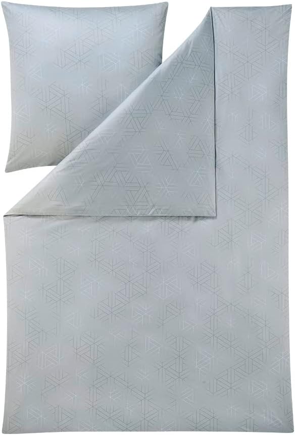 ESTELLA Atelier Bettwäsche Pippa Farbe grau Grösse 135x200 + 80x80 Grau 135x200 + 80x80, Grau 135x20