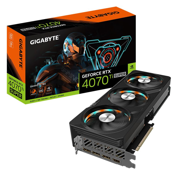 Gigabyte Gaming GeForce RTX 4070 Ti SUPER OC 16G NVIDIA 16 Go GDDR6X + Indiana Jones GAMING OC, GAMI
