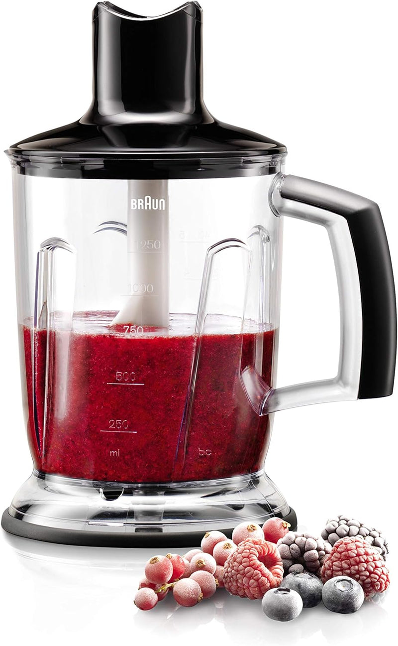 Braun 3-in-1 Standmixer Aufsatz MQ 40 - Stabmixer Zubehör kompatibel mit Braun MultiQuick Stabmixer