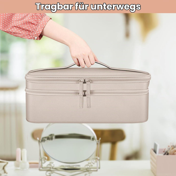 SITHON Reise Tasche für Revlon Salon One-Step Volumiser, Doppellagige Tragetasche für Dyson Airwrap,