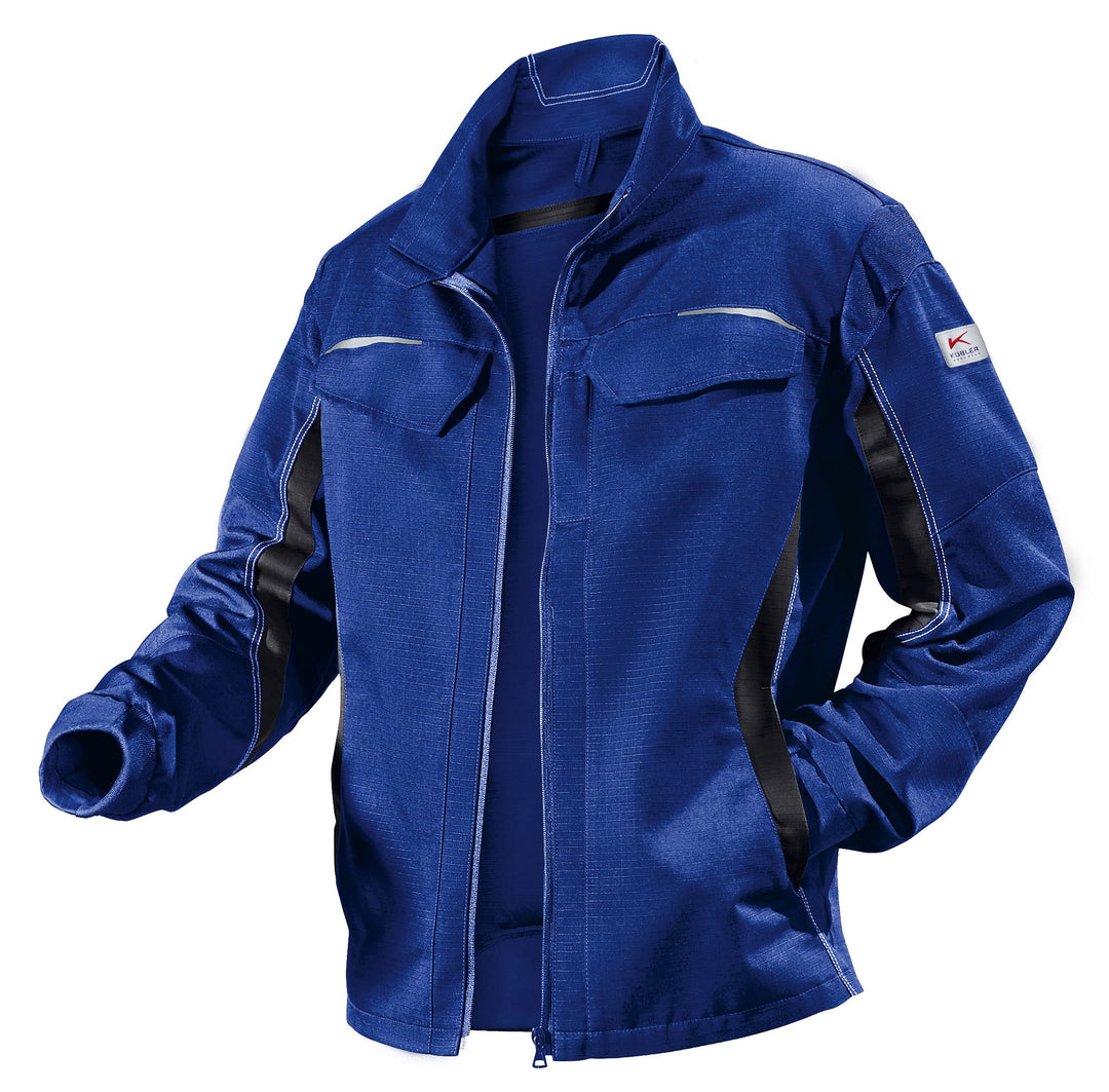 KÜBLER Workwear KÜBLER PULSSCHLAG Arbeitsjacke Kornblumenblau/schwarz Kornblumenblau/schwarz 40, Kor