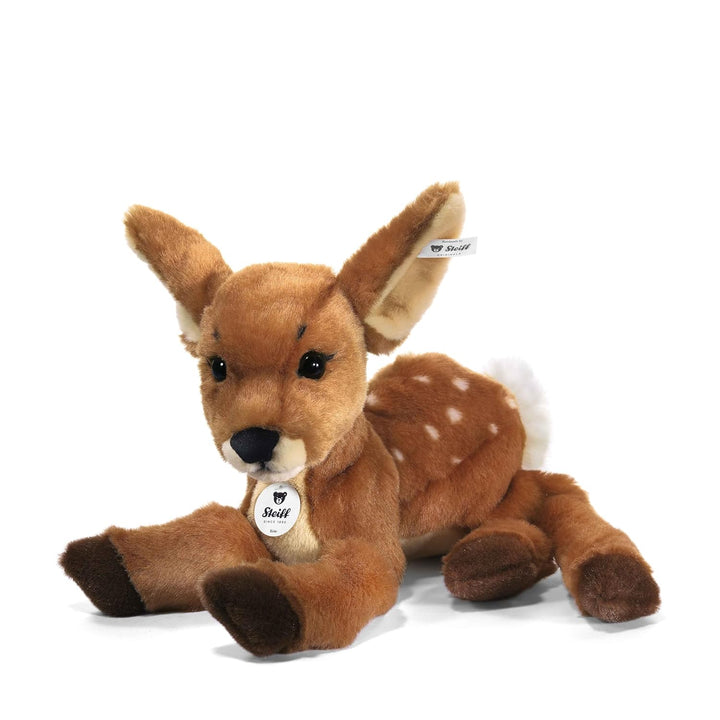 Steiff 070433 35 braun liegend Kuscheltier Rieke Schlenker-Rehkitz, 35 cm, Braun