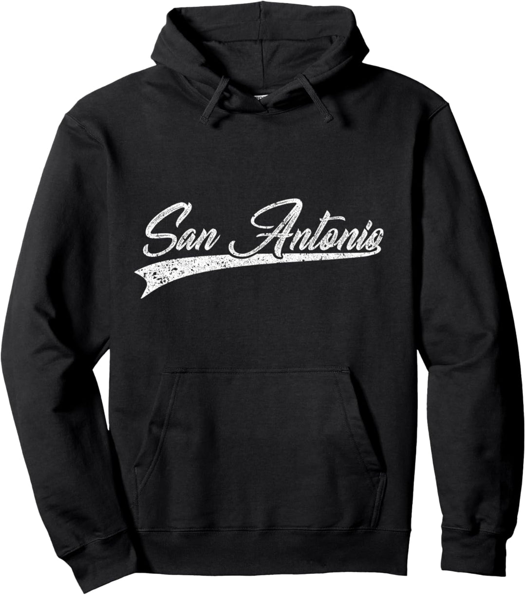 San Antonio Classic Vintage Texas Sport Pullover Hoodie