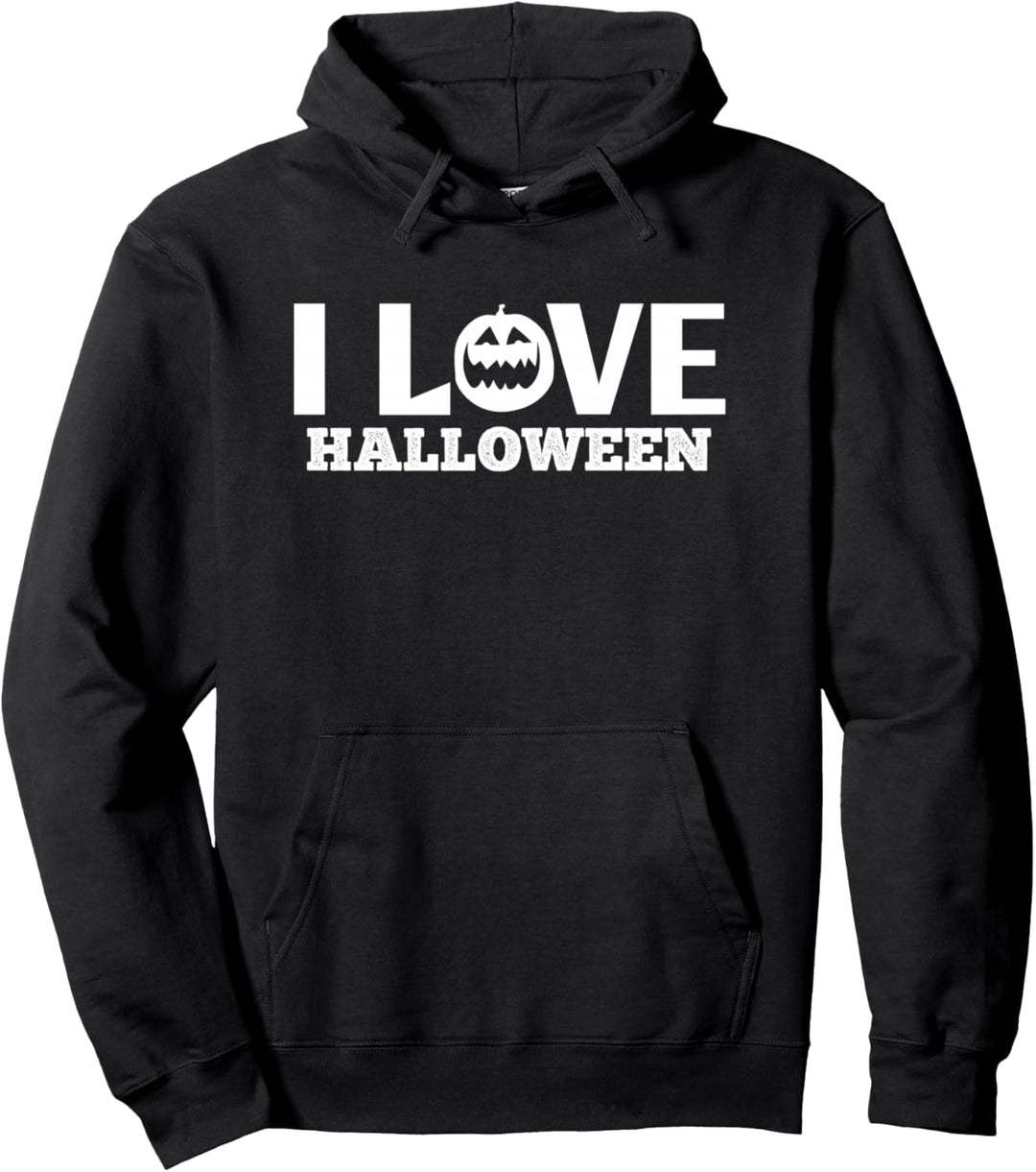 Ich liebe Halloween - Lustiges Halloween Pullover Hoodie