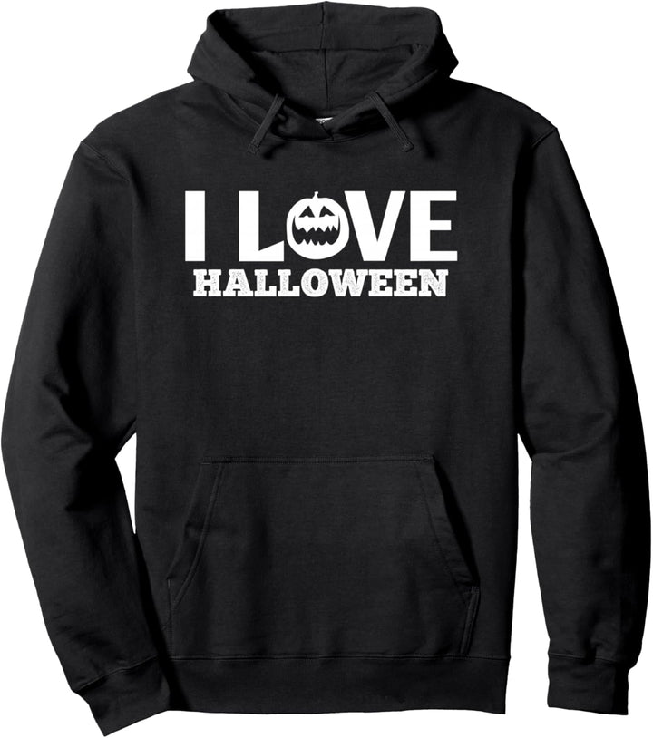 Ich liebe Halloween - Lustiges Halloween Pullover Hoodie