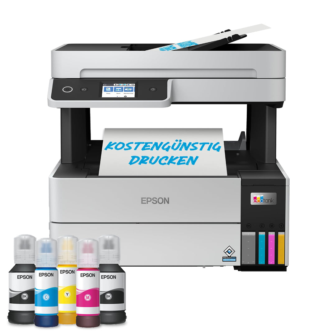Epson EcoTank ET-5150 3-in-1 Ink Multifunction Device (Copier, Scanner, Printer, A4, ADF, Duplex, Wi