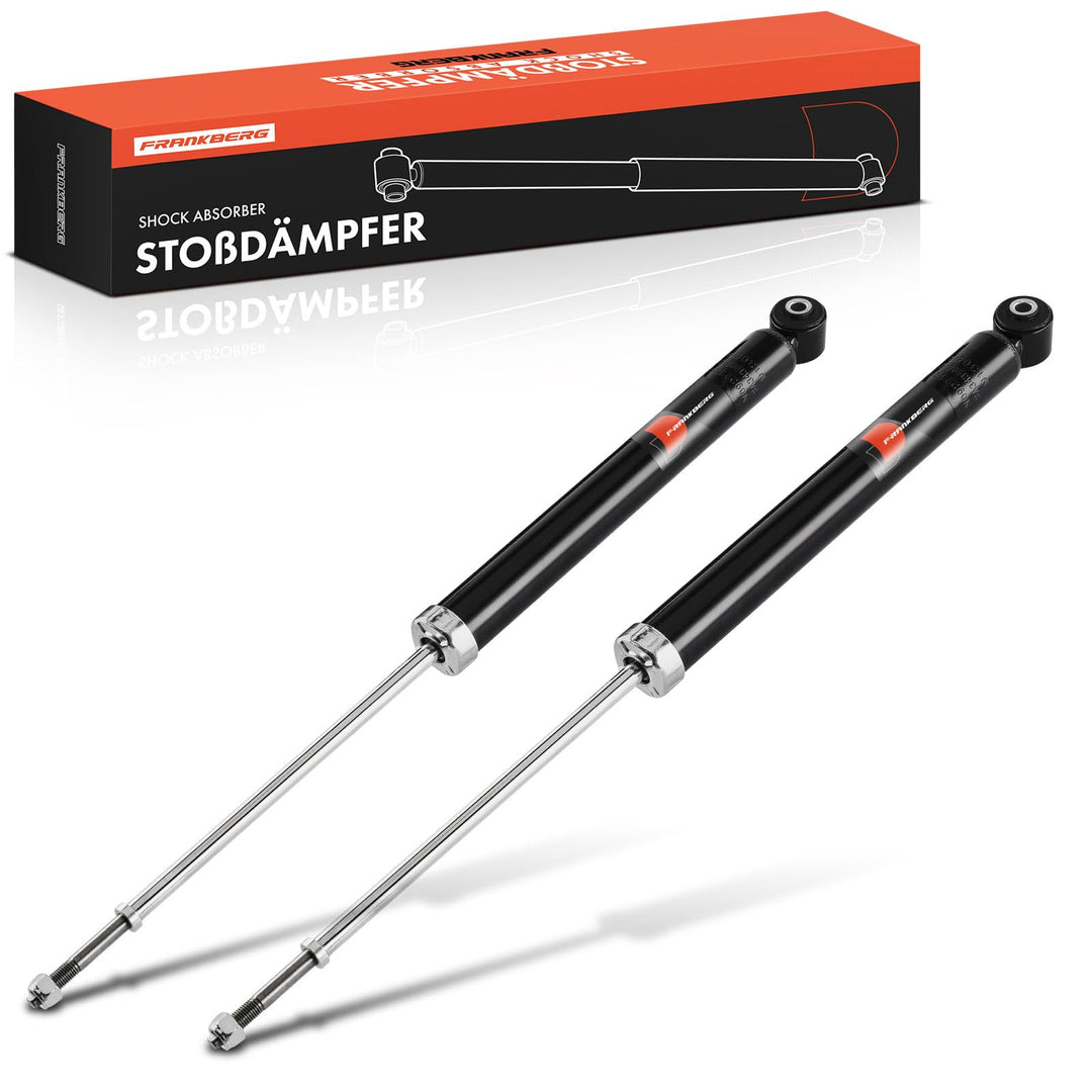 Frankberg 2x Stossdämpfer Gasdruck Hinten Kompatibel mit C1 PM PN Schrägheck 1.0L 1.4L 2005-2014 Ayg