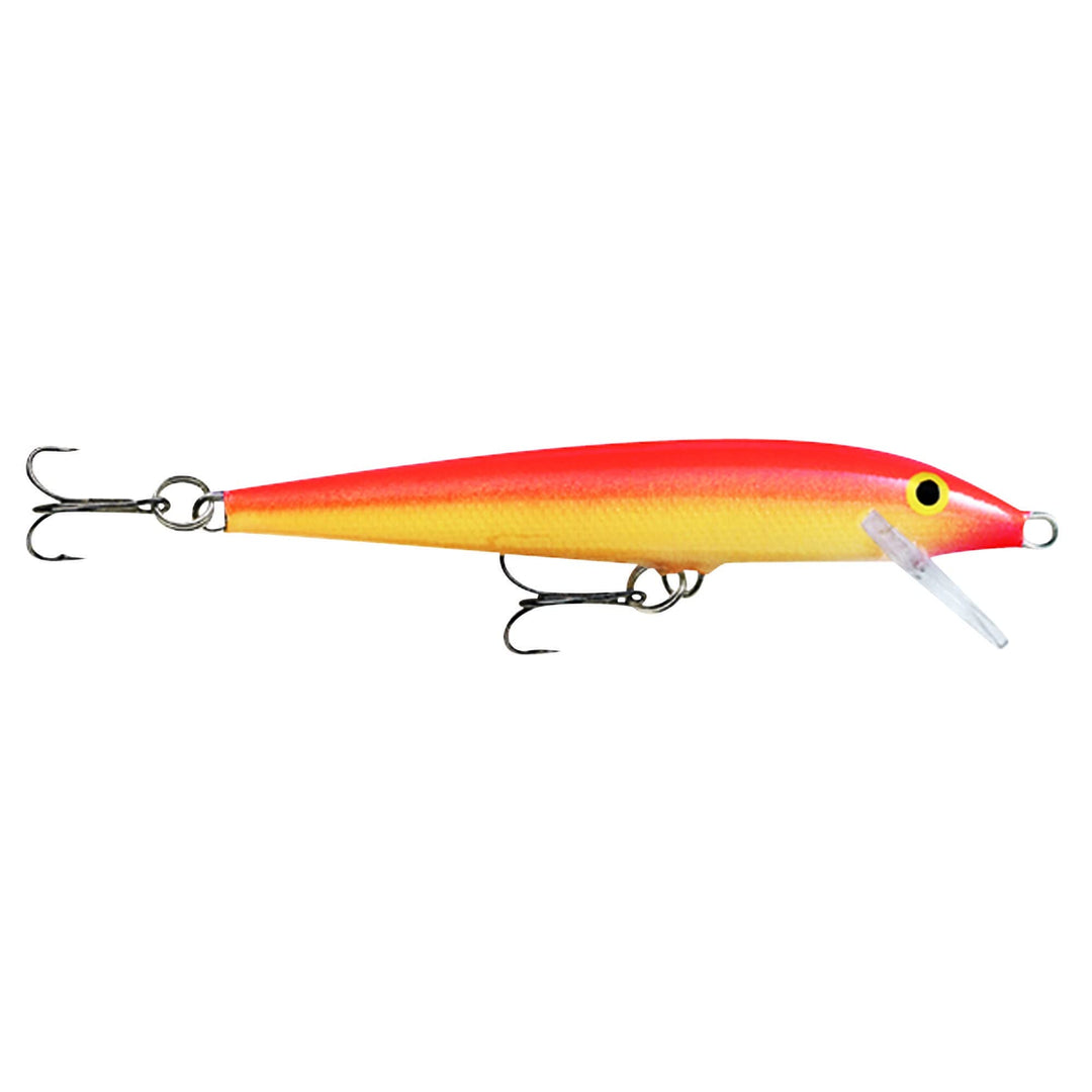 Rapala Nauvo Blinker Spoon Angelköder Metallköder Gold Fluorescent Red 3, Gold Fluorescent Red 3