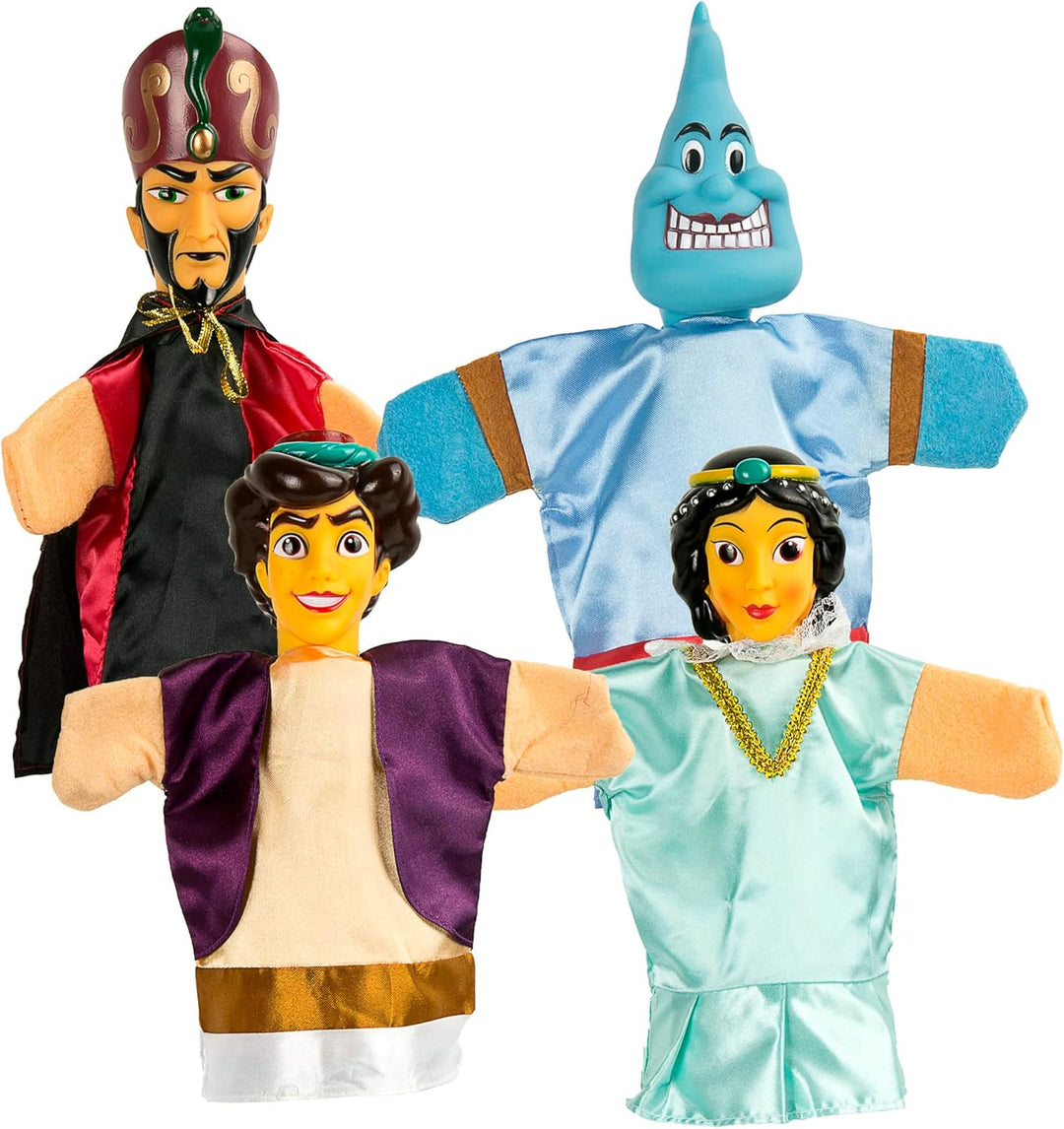 Leomark Grosse Handpuppen Set für Kinder - Alladyn - Bunte Puppen zum Spielen im Theater, Performanc
