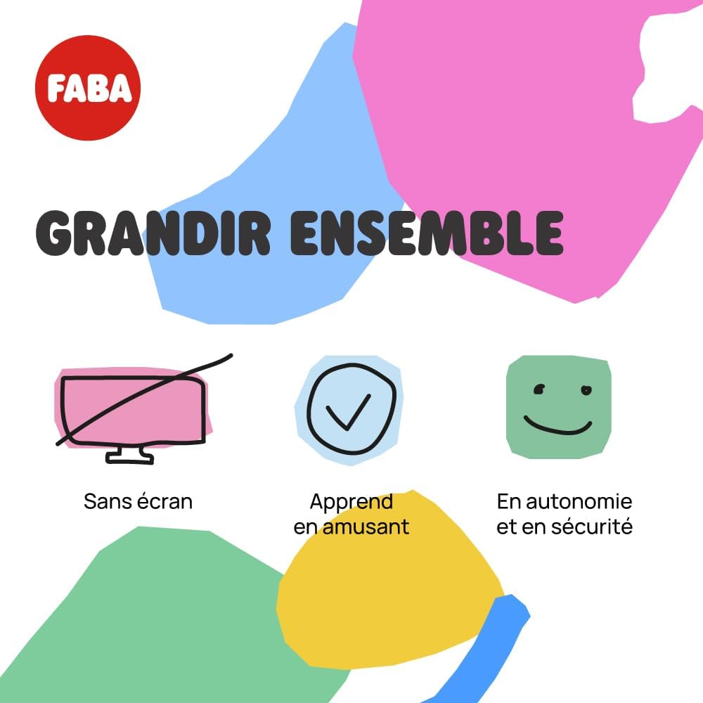 FABA-Geschichtenerzähler – Audio-Box mit Klangfigur „Ele, der Elefant“ – Lernspielzeug, Französische