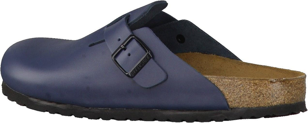 BIRKENSTOCK Herren Clogs Boston ESD 41 EU Schmal Blau, 41 EU Schmal Blau