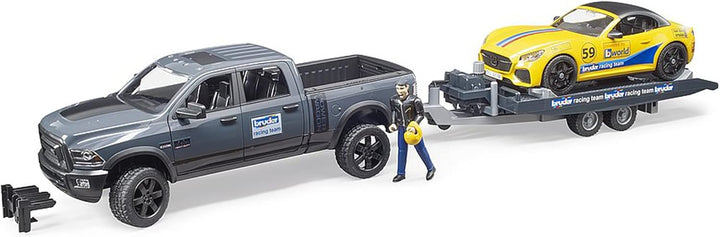 bruder 02504 - RAM 2500 Power Wagon & Roadster Racing Team - 1:16 Pick-up Geländewagen Pritschenwage