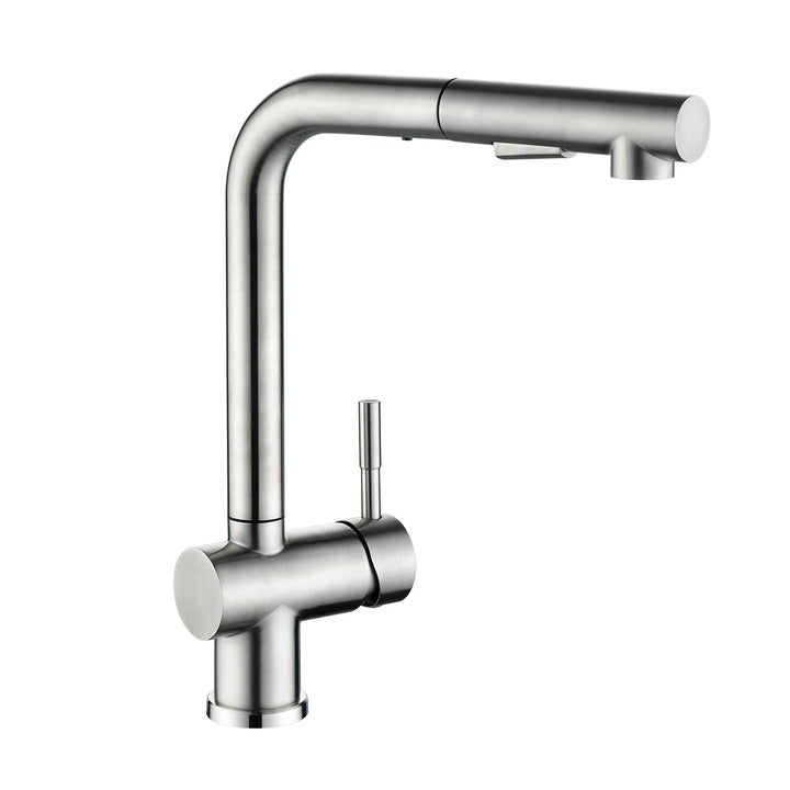 CECIPA Hochdruck Wasserhahn Küche Ausziehbar, Küchenarmatur mit Brause Zwei Strahlarten, Mischbatter