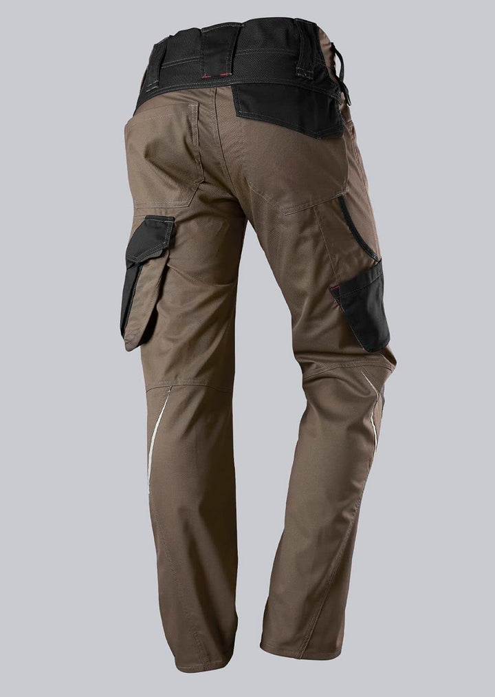 BP 1998-570-5032 Arbeitshose mit Kniepolstertaschen - Schlanke Silhouette - Elastischer Rückengurt -