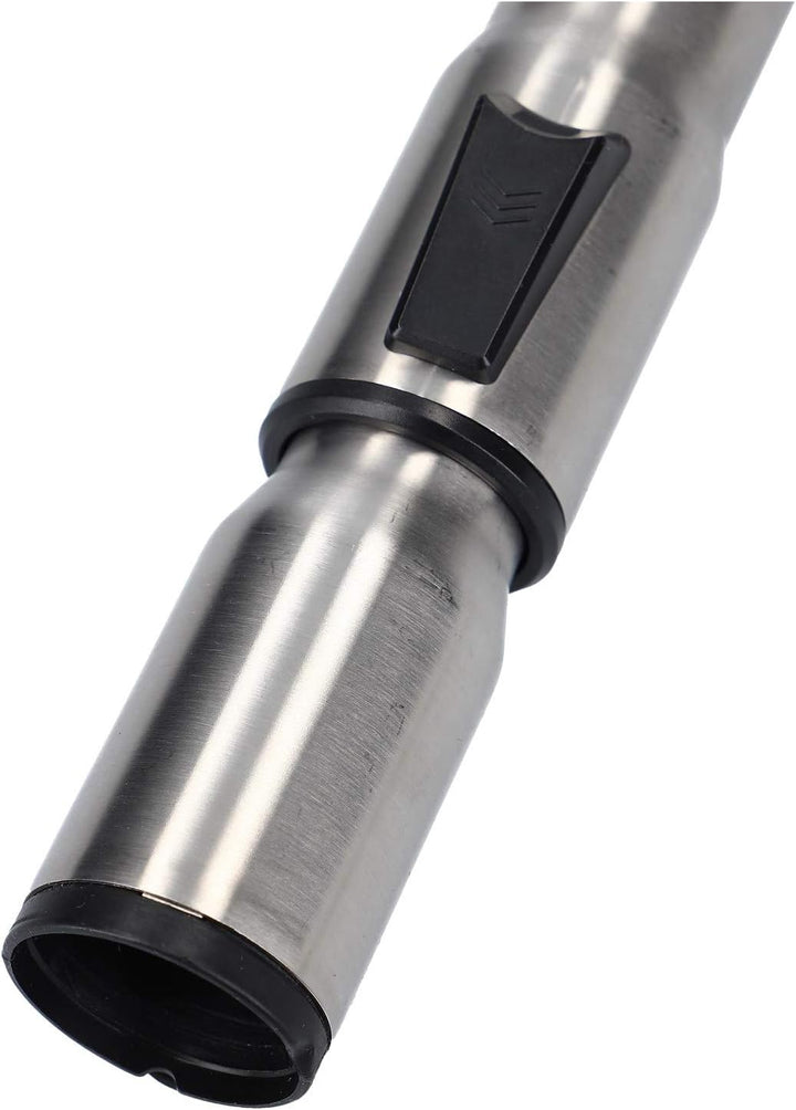 Teleskoprohr Verlängerungsrohr kompatibel mit Miele 10615280 35mm Rohr-Ø Einrastsystem für Staubsaug