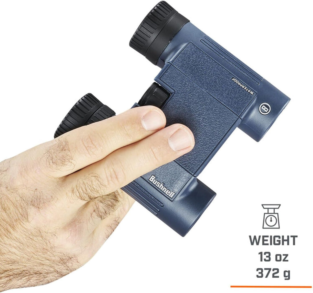 Bushnell - H2O 2 - Fernglas - 12x25 Dunkelblaues - Dachkant - Voll multivergütet - Wasserdicht/Besch
