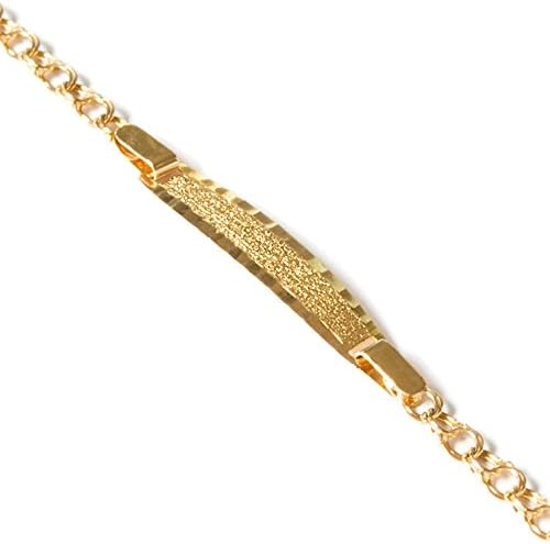 Monde Petit Pulsera bebe de oro - Geschenkbox - Garantiezertifikat